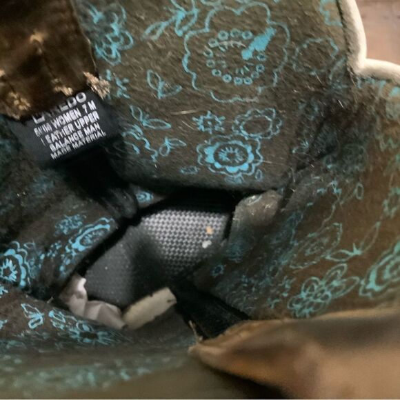 Laredo Western Brown Embroidered Cowboys Boots Women’s 7M - Picture 14 of 14